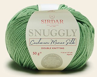 Click to see Sirdar Snuggly Cashmere Merino Silk DK (F045)