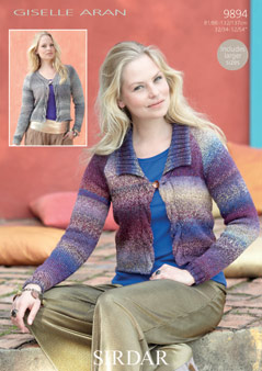 Sirdar Pattern Leaflets using Giselle Aran - Rowan Yarns RYC Sirdar ...