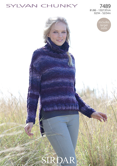 Sirdar Pattern Leaflets using Sylvan - Rowan Yarns RYC Sirdar Sublime ...