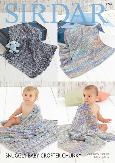 Sirdar Pattern Leaflets using Snuggly Baby Crofter Chunky - Rowan Yarns ...